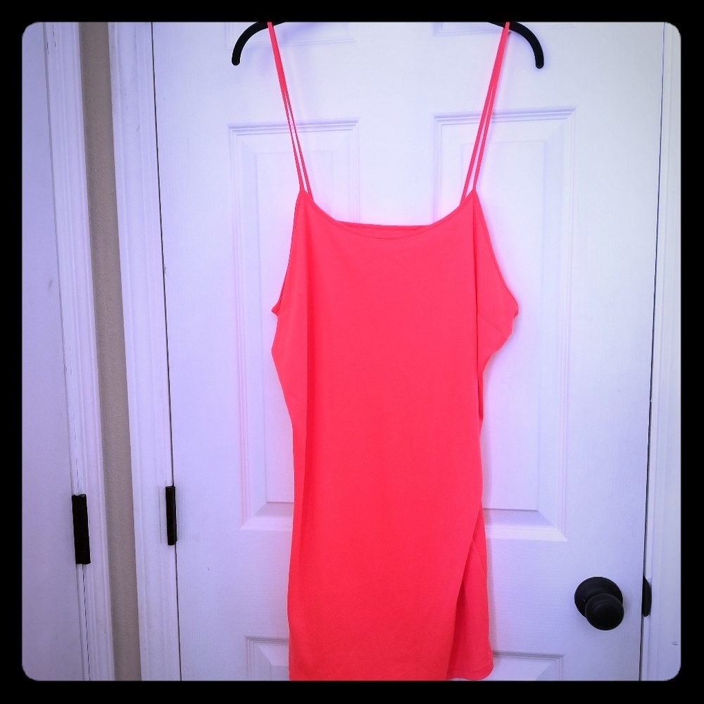 Coral Nylon Dress